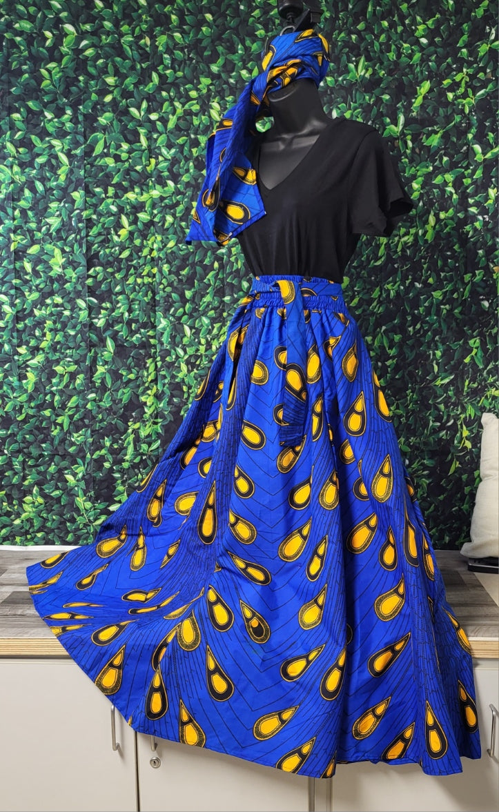 Printed skirt set