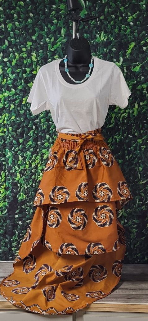 Printed skirt set