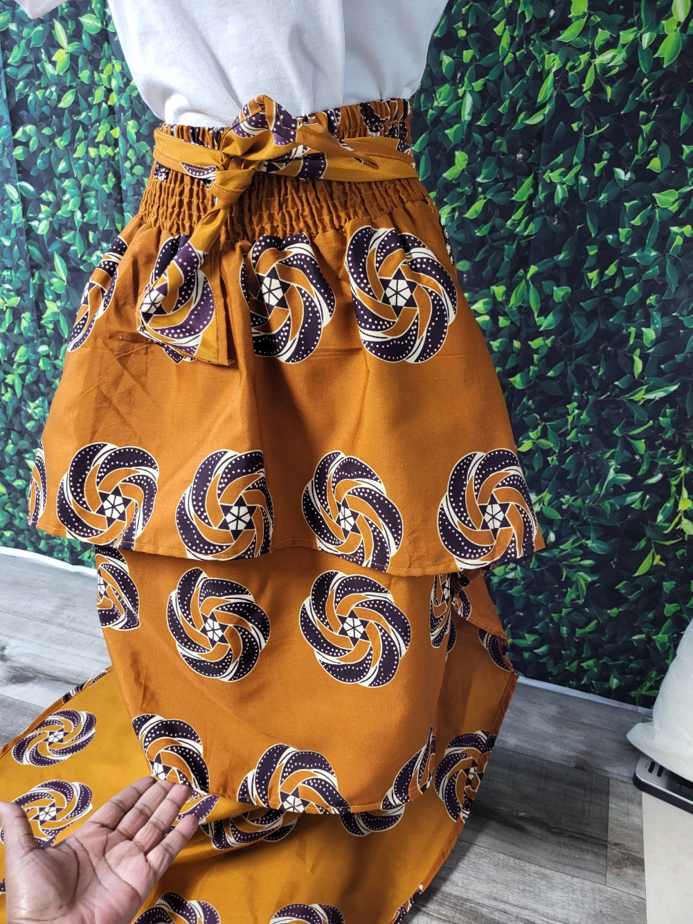 Printed skirt set
