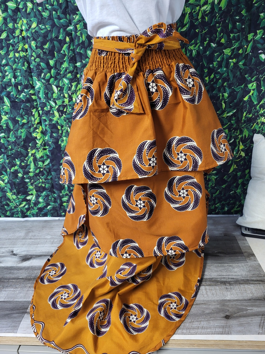 Printed skirt set