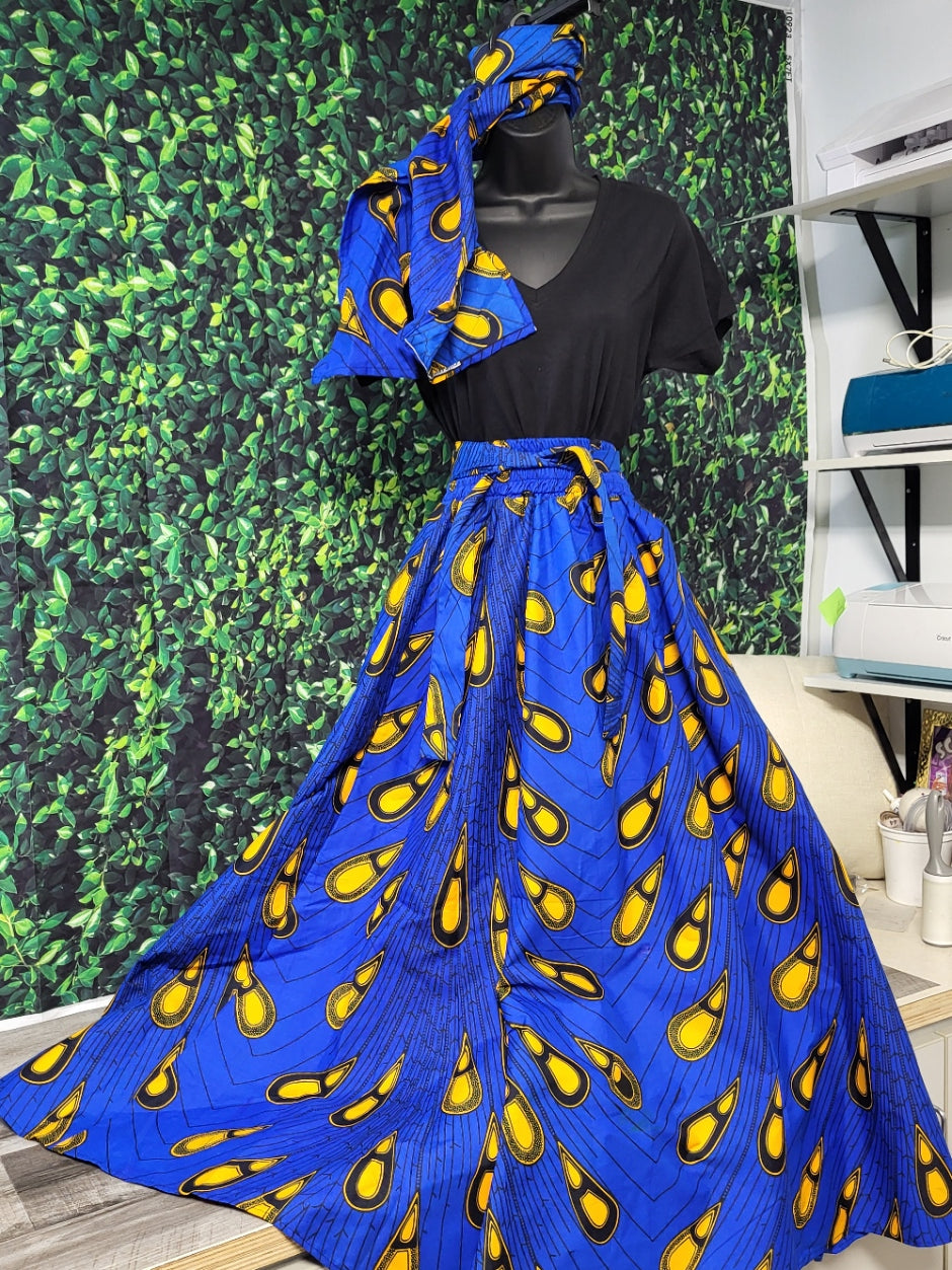 Printed skirt set
