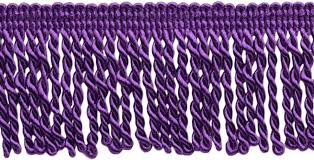 Detachable Fringes w/ Ribbon of Blue