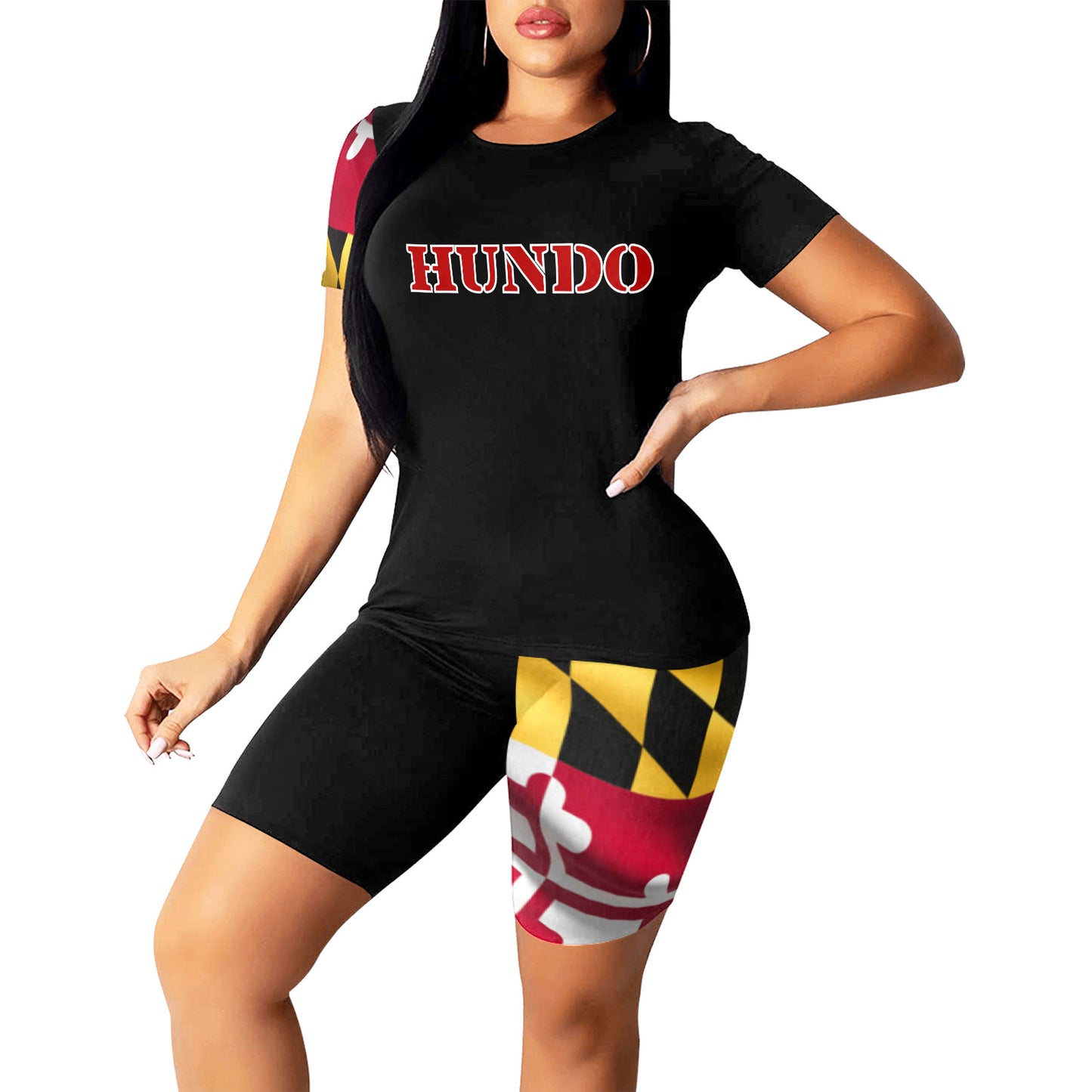 Maryland Biker Short Set