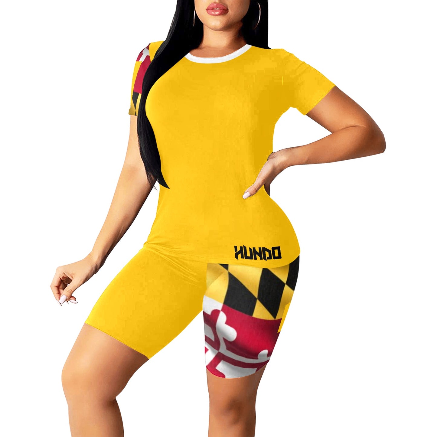 Maryland Biker Short Set