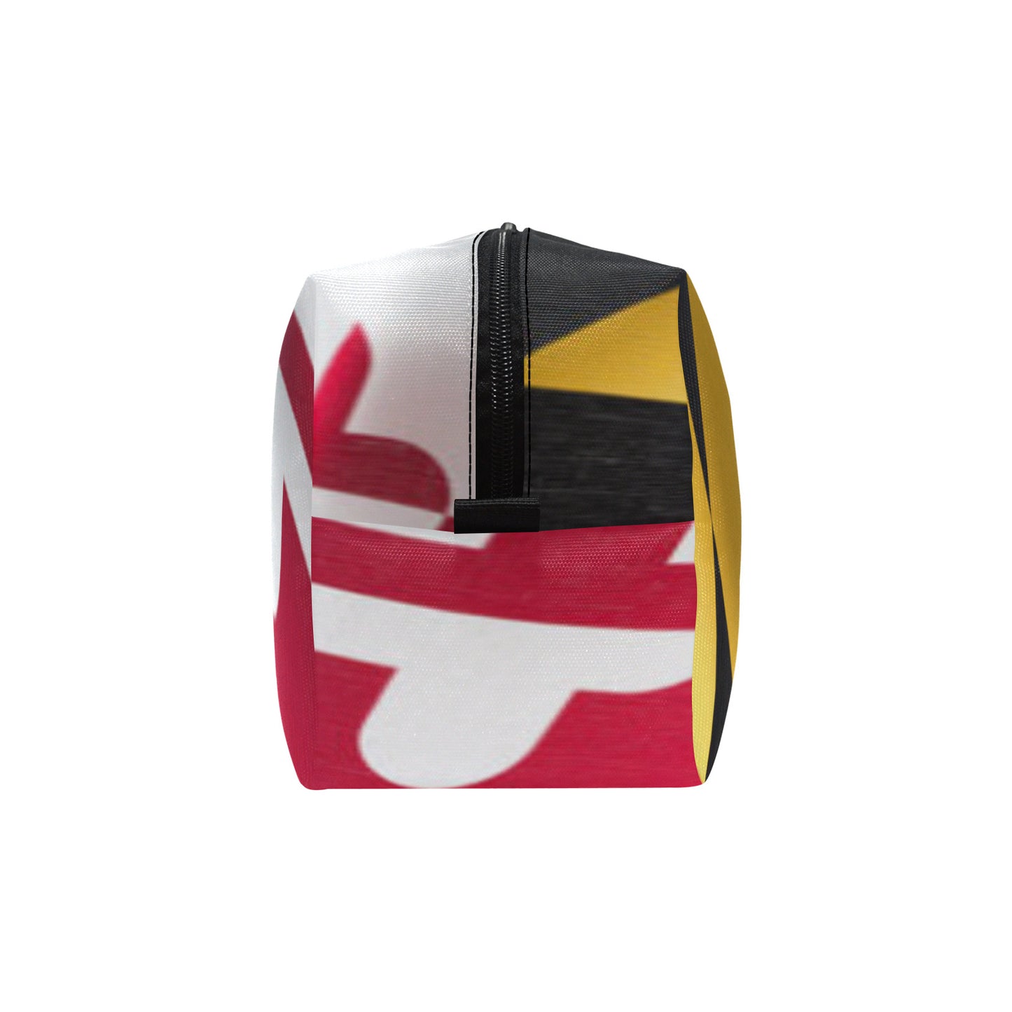Cosmetics Bag with handle. Features the Maryland Flag