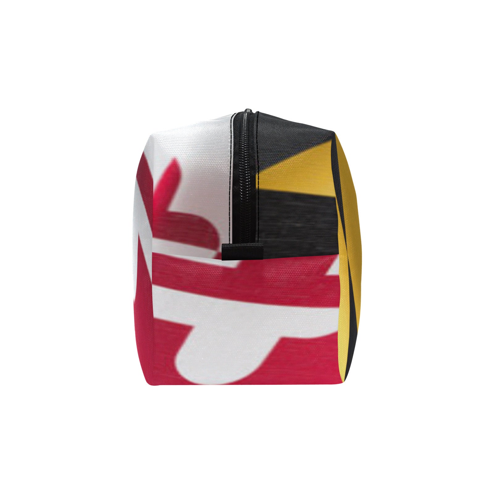 Cosmetics Bag with handle. Features the Maryland Flag